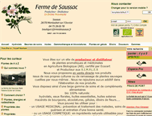 Tablet Screenshot of fermedesaussac.fr
